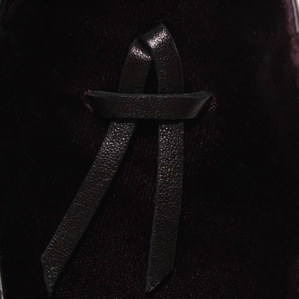 Di Bianco NWB Tasseled Slip On Loafers Size 9 US in Dark Purple Velvet